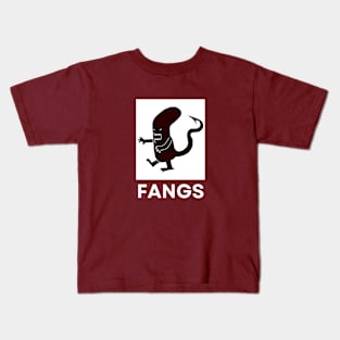 Extraterrestrial Alien Fangs Kids T-Shirt